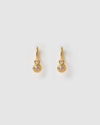 Crushed Birthstone Earrings