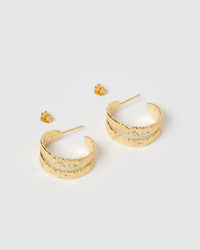 Elodi Gold Hoop Earrings