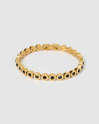 Maeve Gold Bracelet - Black