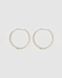 Sebastian Silver Hoop Earrings