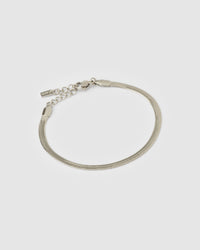 Sylvia Silver Snake Chain Bracelet
