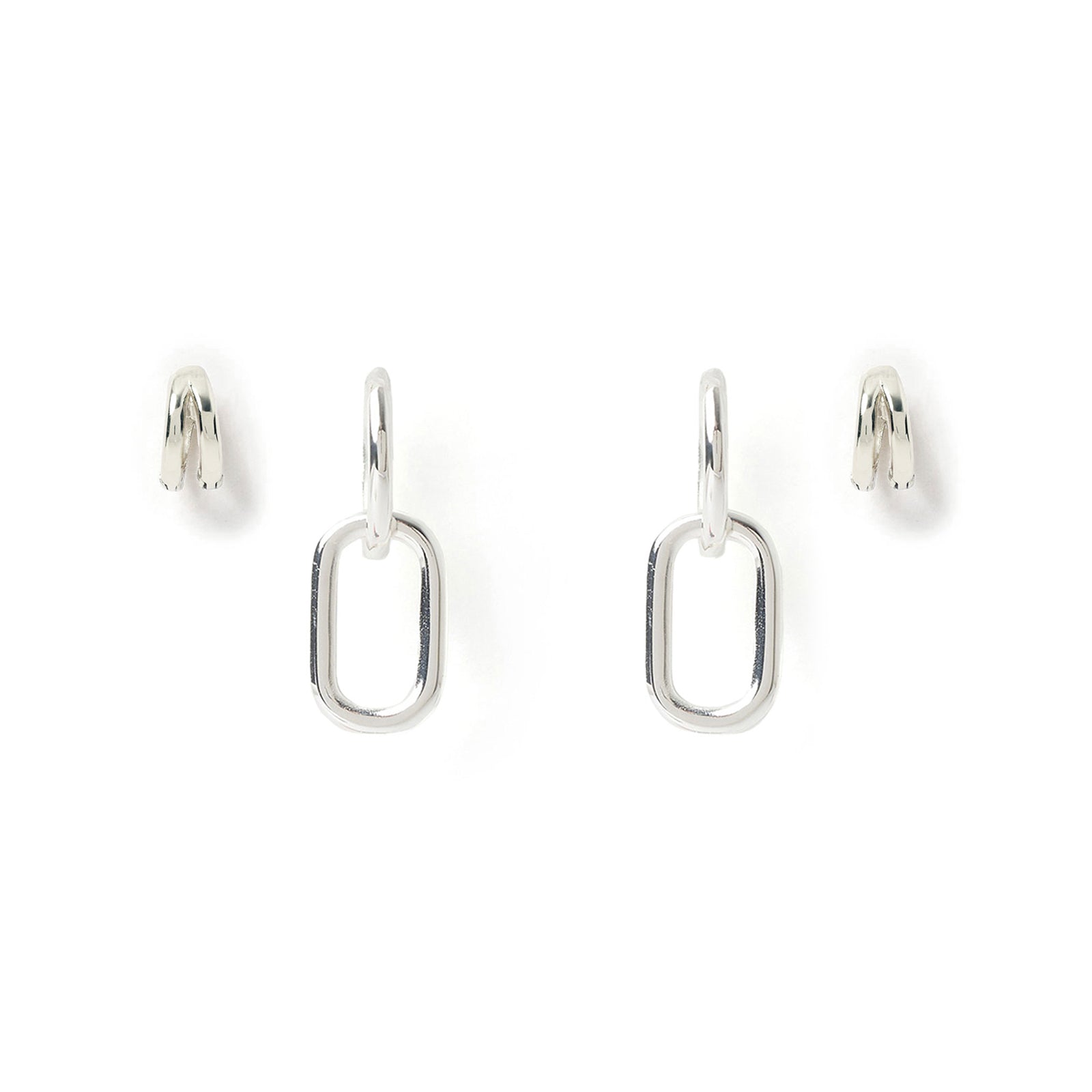 Ultimate Duo Earring Stack - Silver
