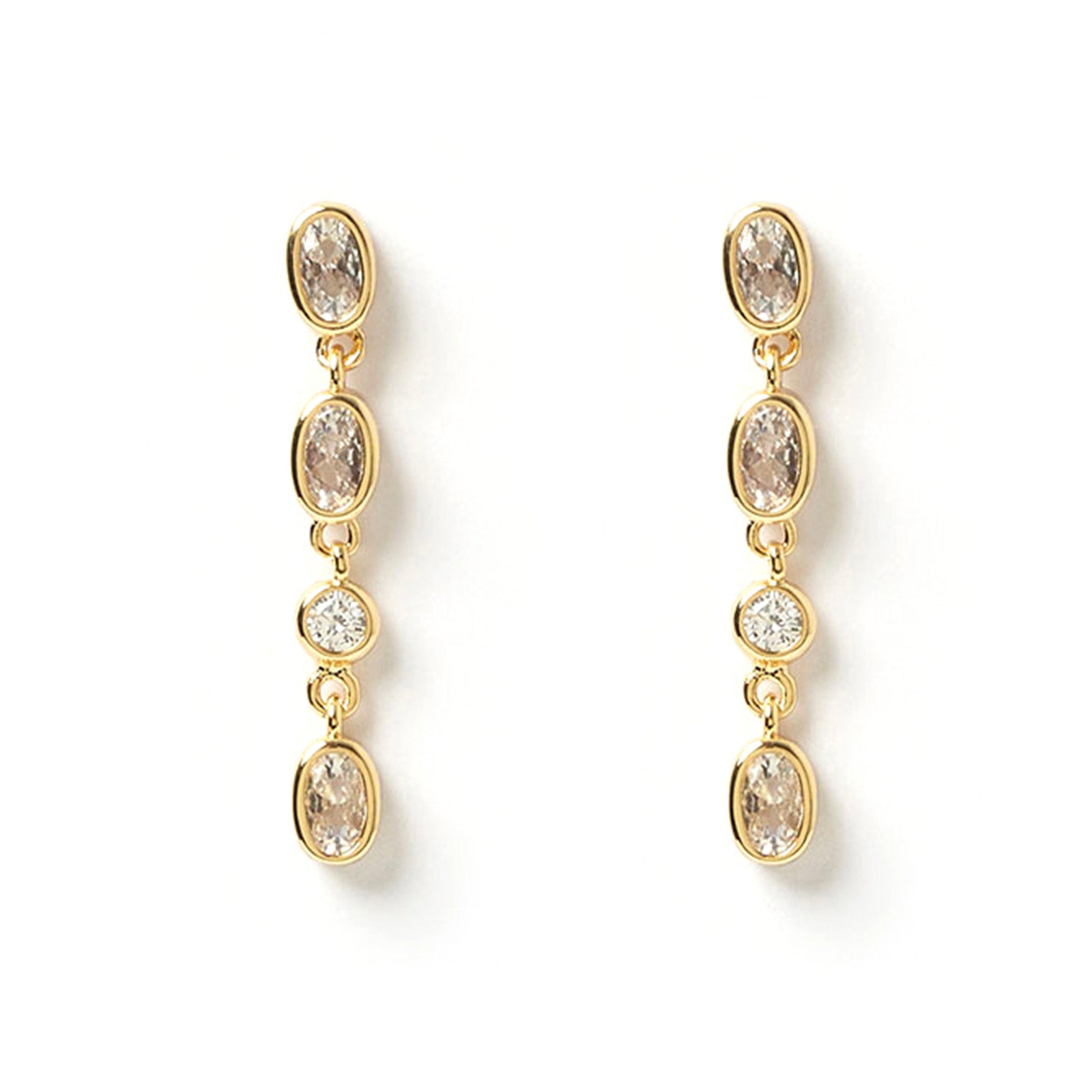 Isadora Gold Earrings - Stone