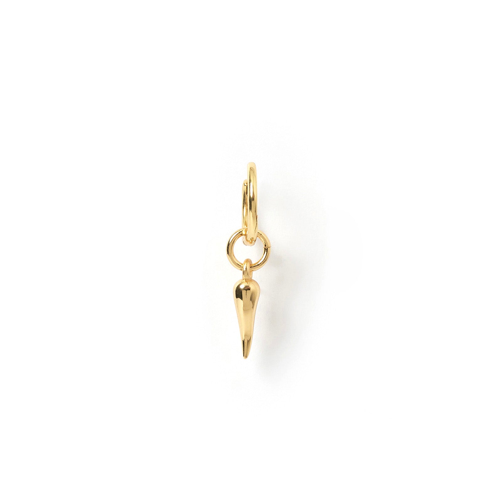 Cornicello Gold Single Charm Earring - Small