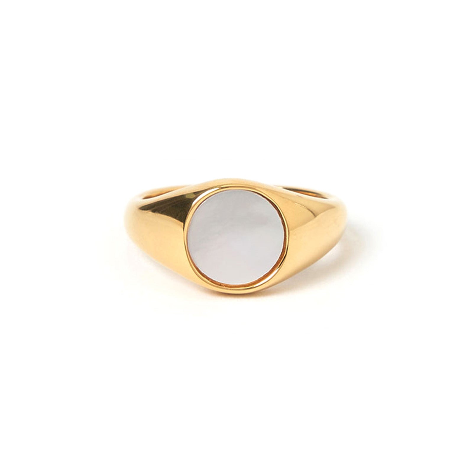 Amira Gold and Pearl Ring