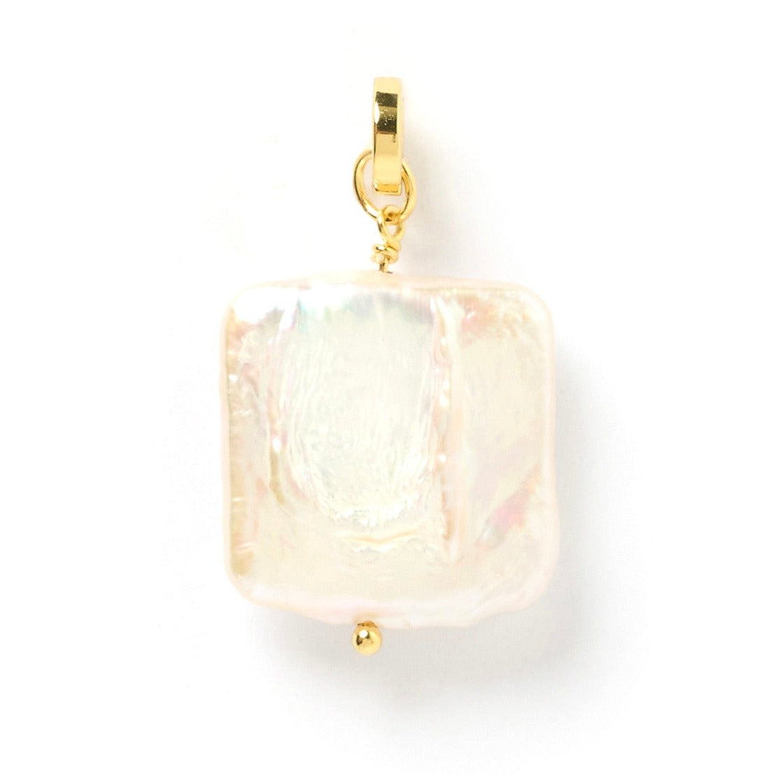 Arms Of Eve square-shaped Una pearl charm