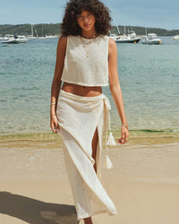 Verona Skirt Set  - Coconut