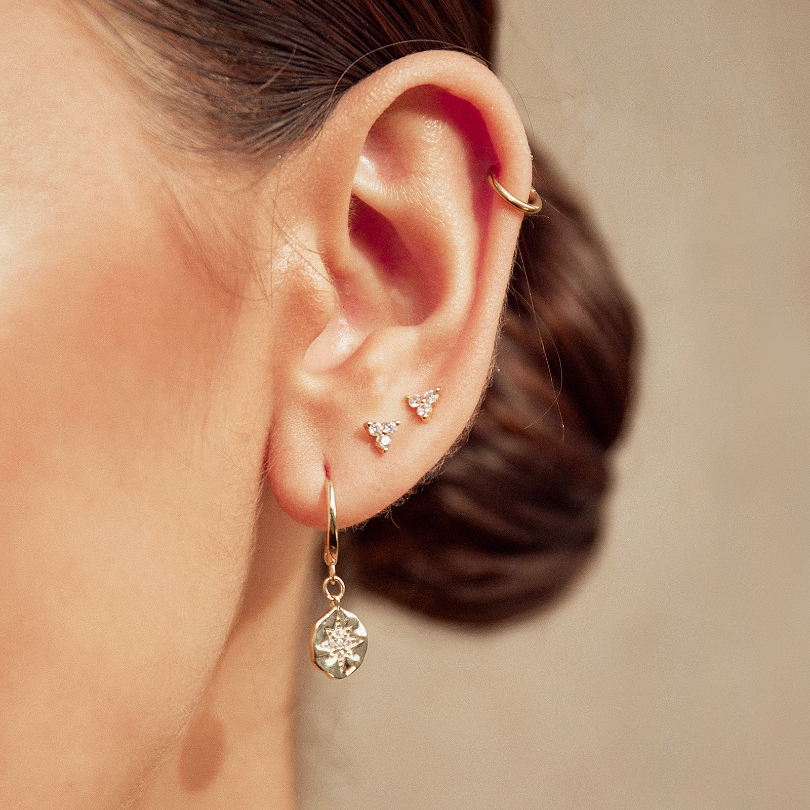 Juno Earring Stack - Gold