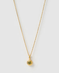 Crushed Birthstone Necklace