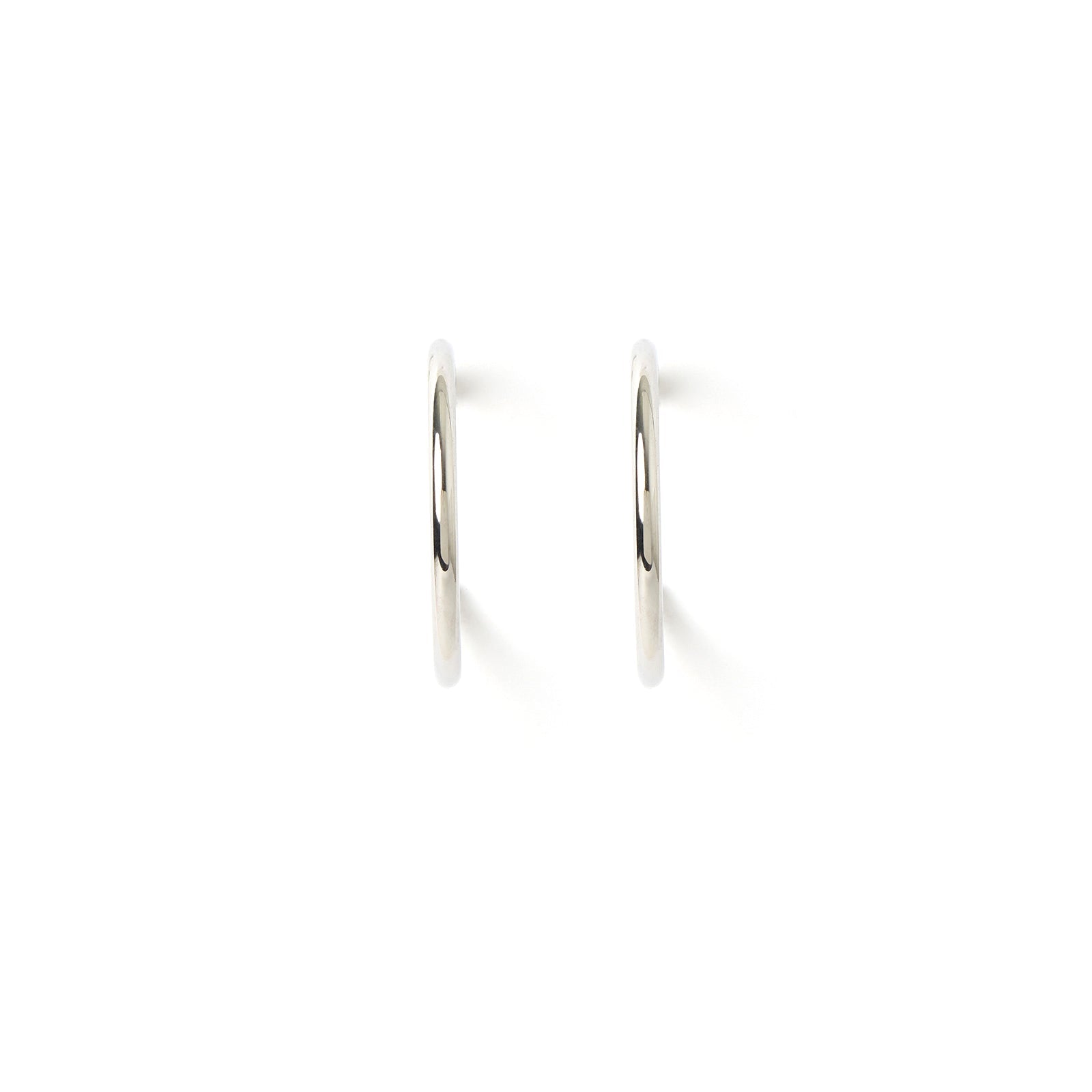 Harper Hoop Earrings - Silver