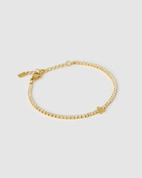 Initial Tennis Bracelet