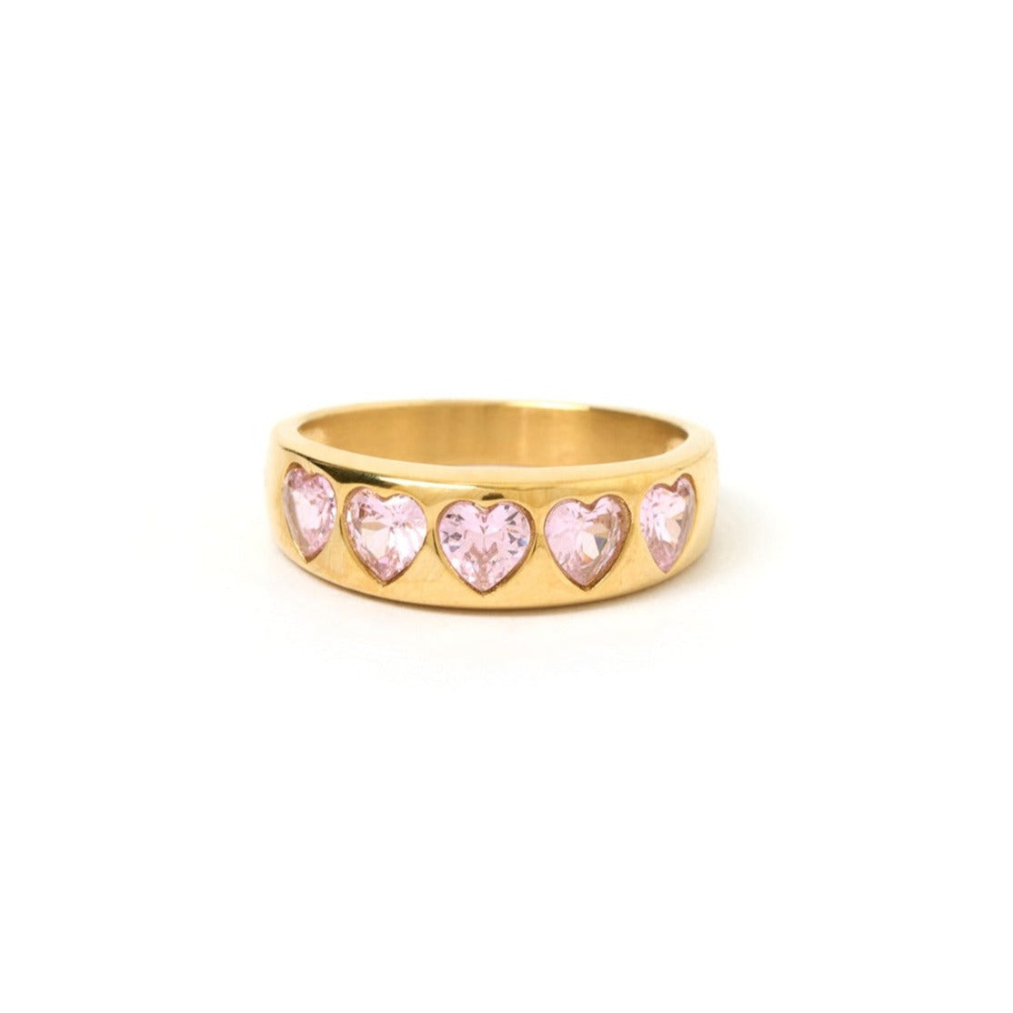 J'adore Gold Ring - Pink