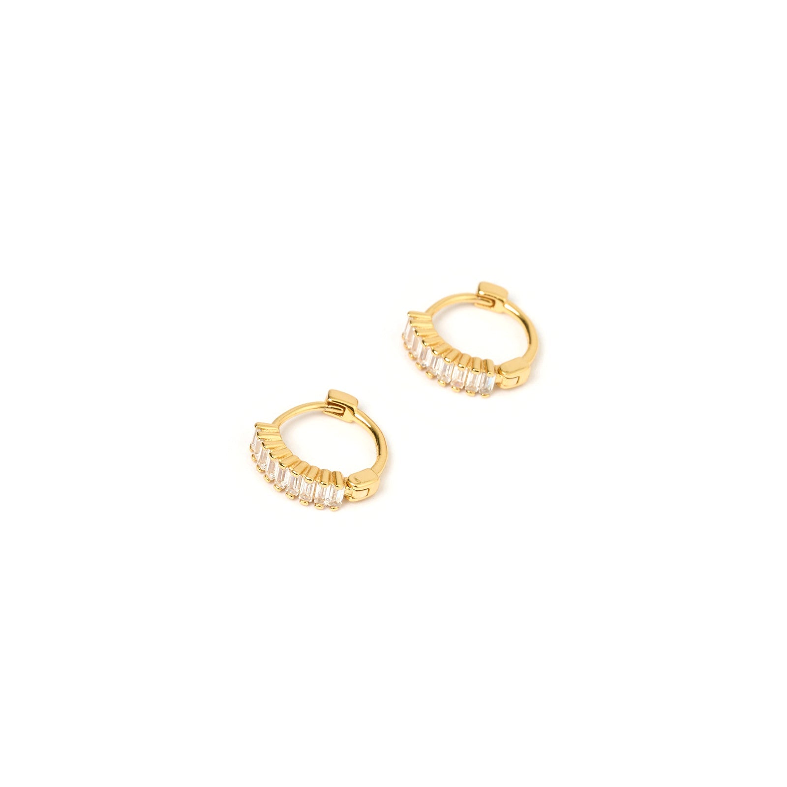 Khloe Gold Earrings - Stone