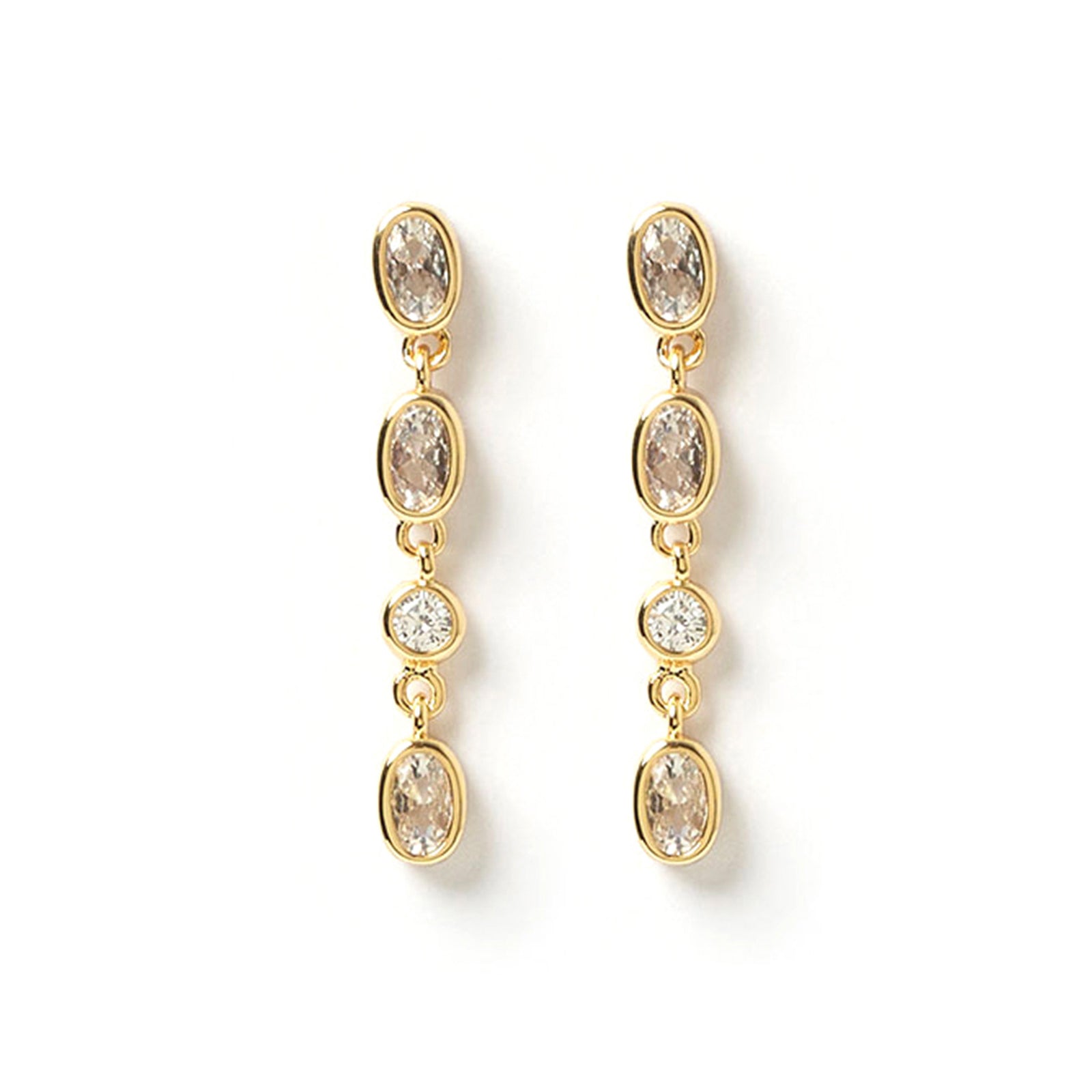 Isadora Gold Earrings - Stone