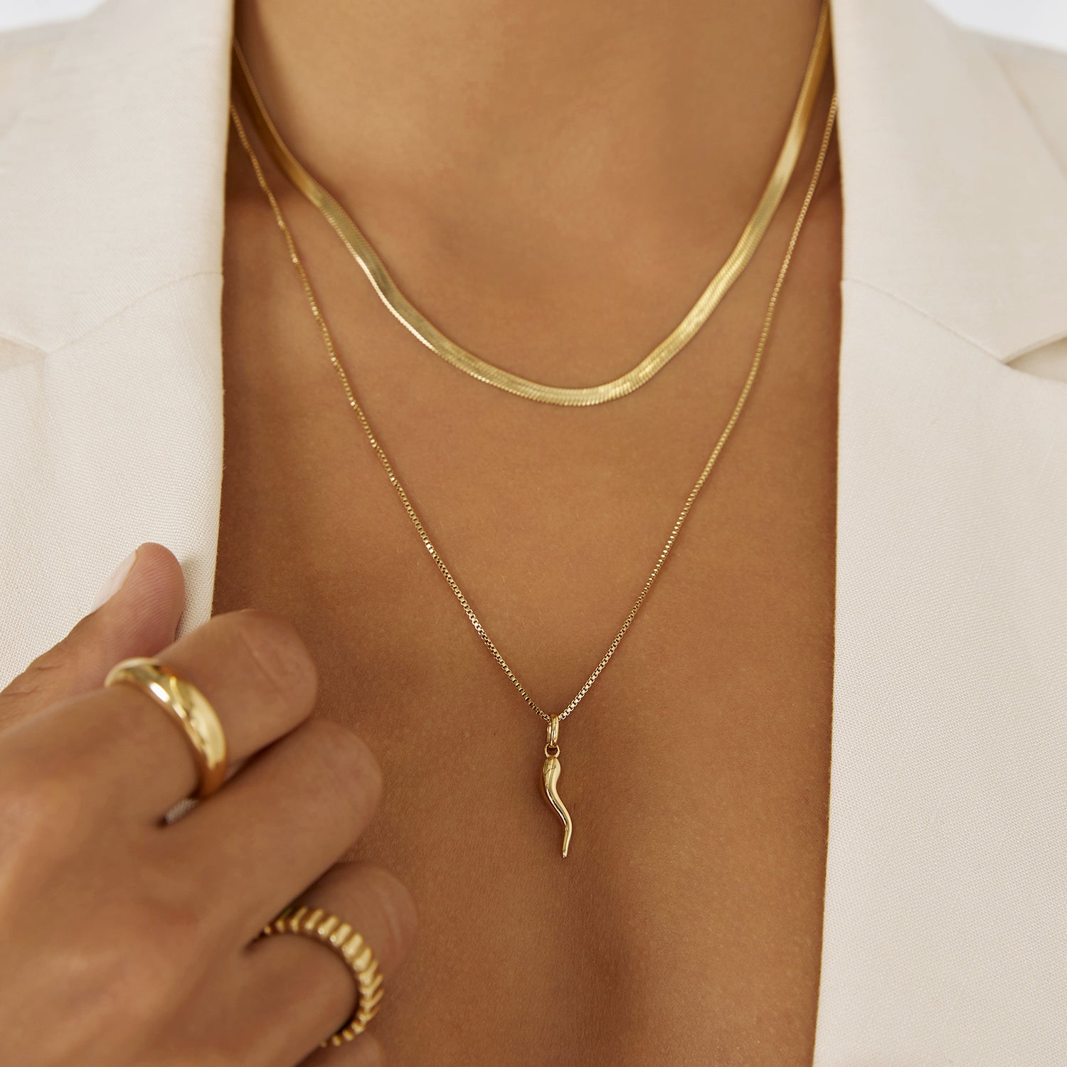 Fortune Necklace Stack - Gold