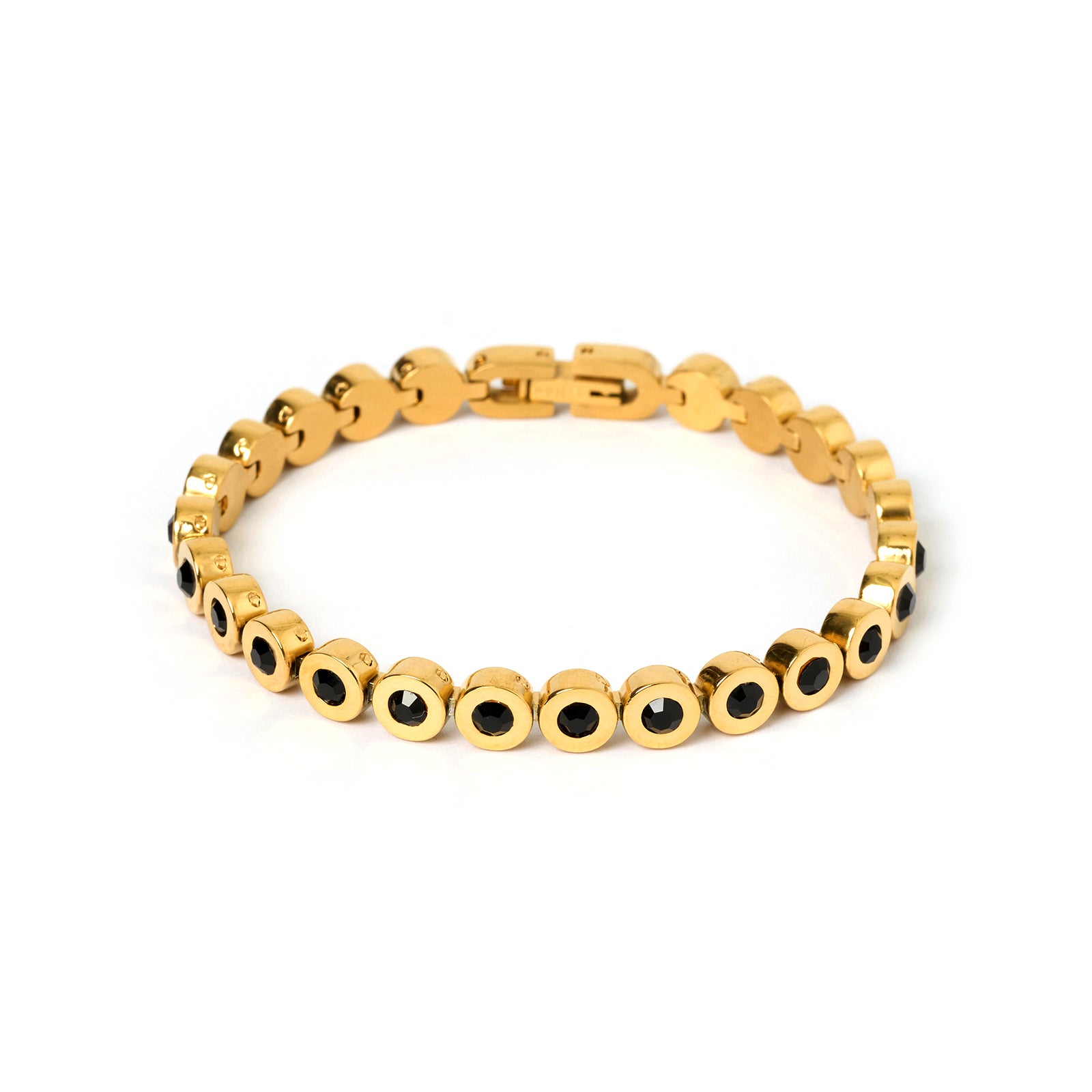 Maeve Gold Bracelet - Black