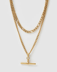 Marcella Double Stack Gold Necklace