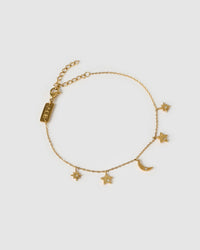 Moondust Gold Charm Bracelet