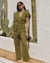 Ferrara Pants Set - Pistachio