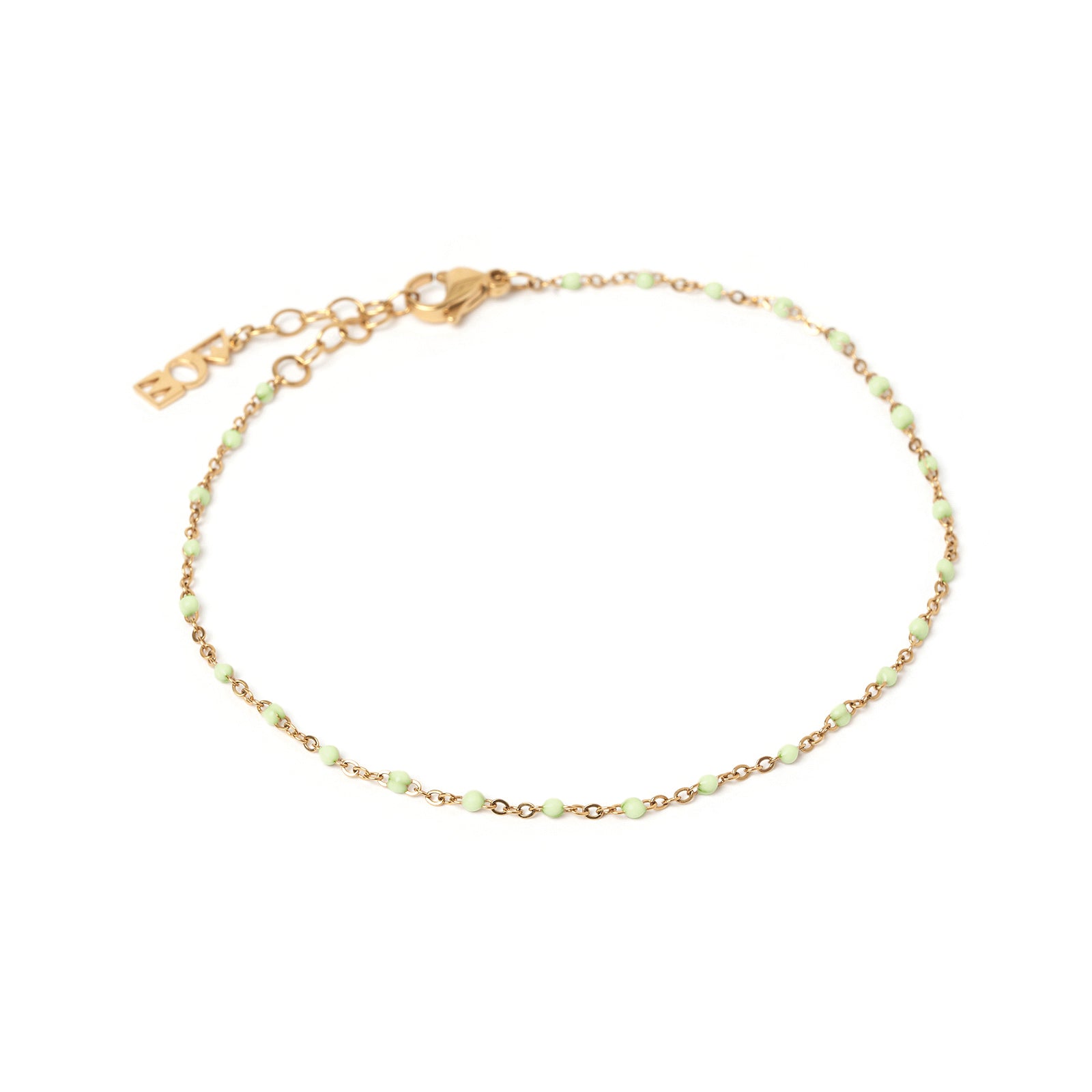 Peggy Gold and Enamel Anklet - Mint