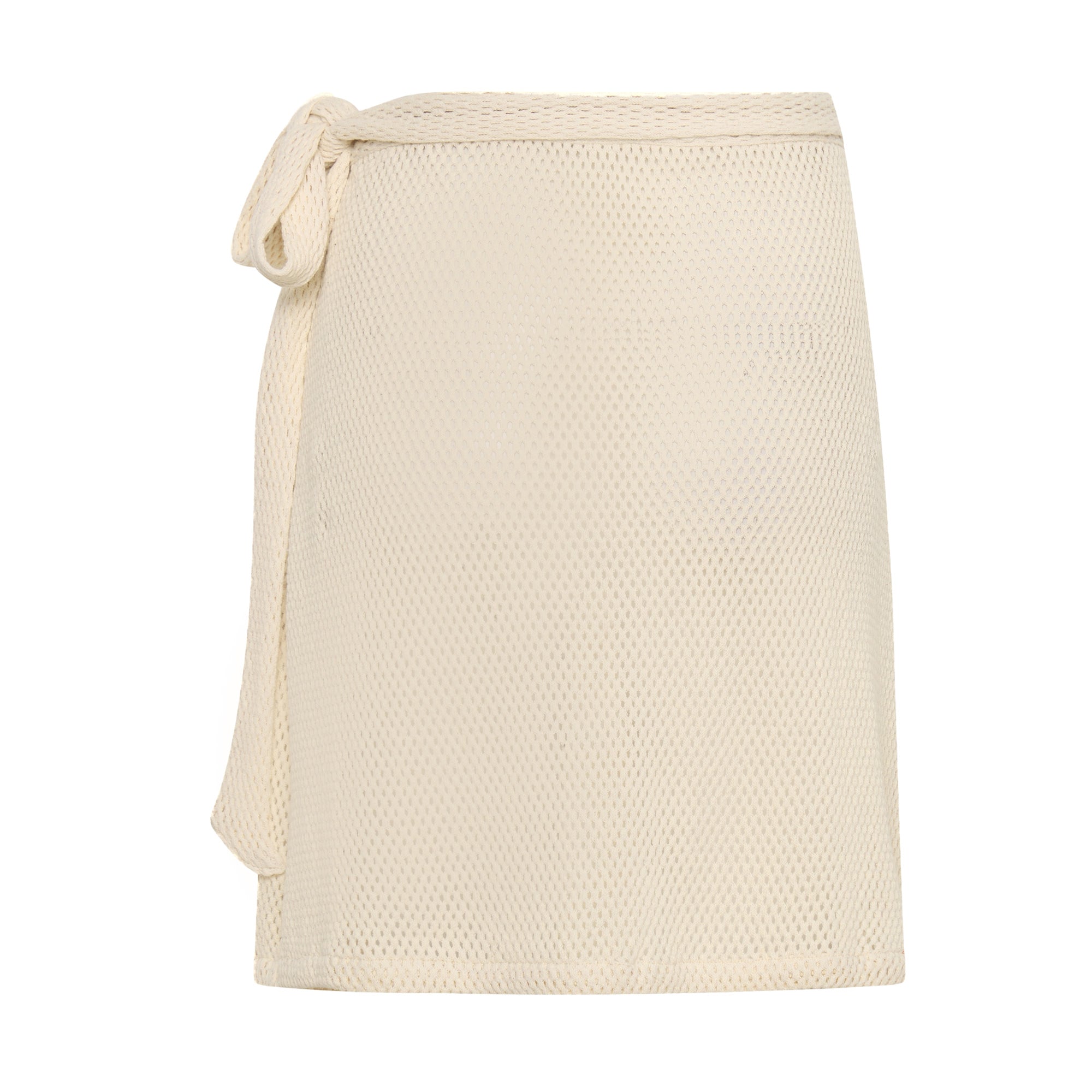 Verona Mini Wrap Skirt - Coconut