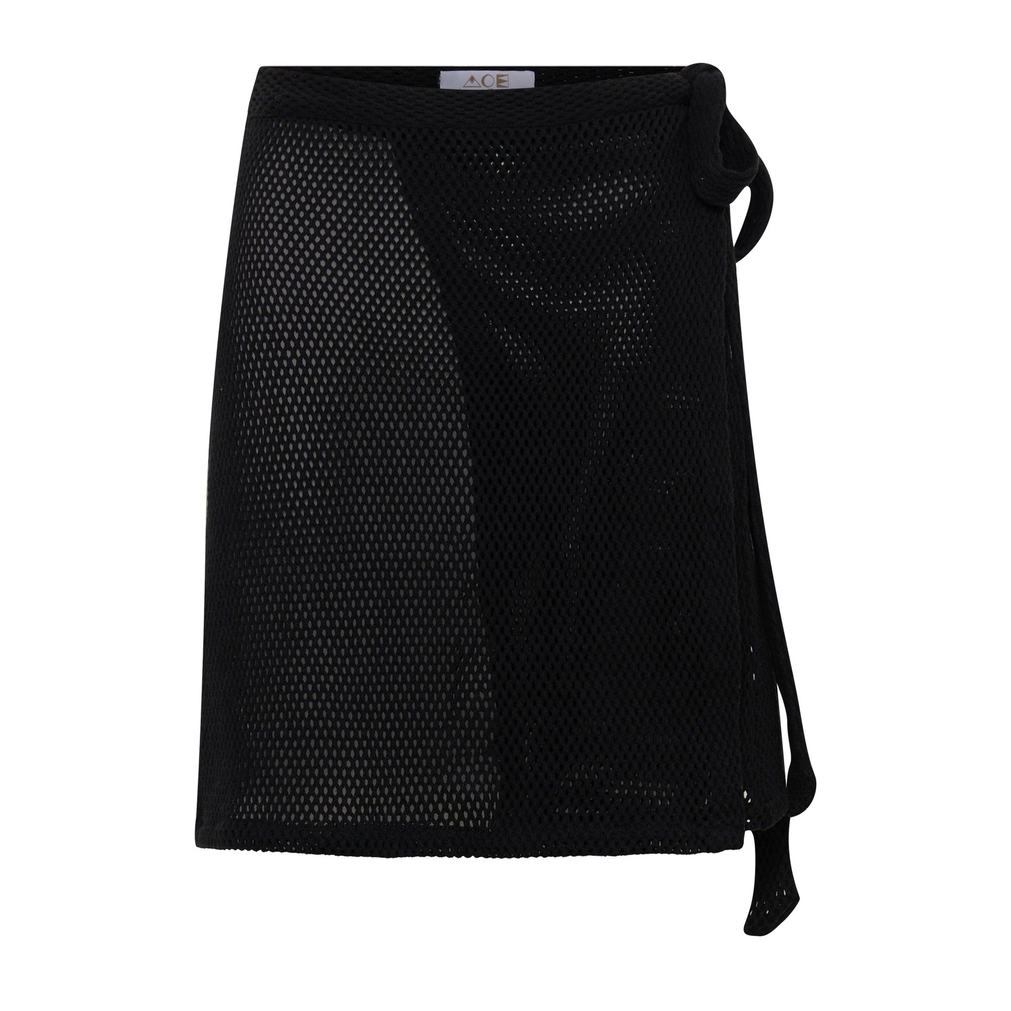 Verona Mini Wrap Skirt - Liquorice