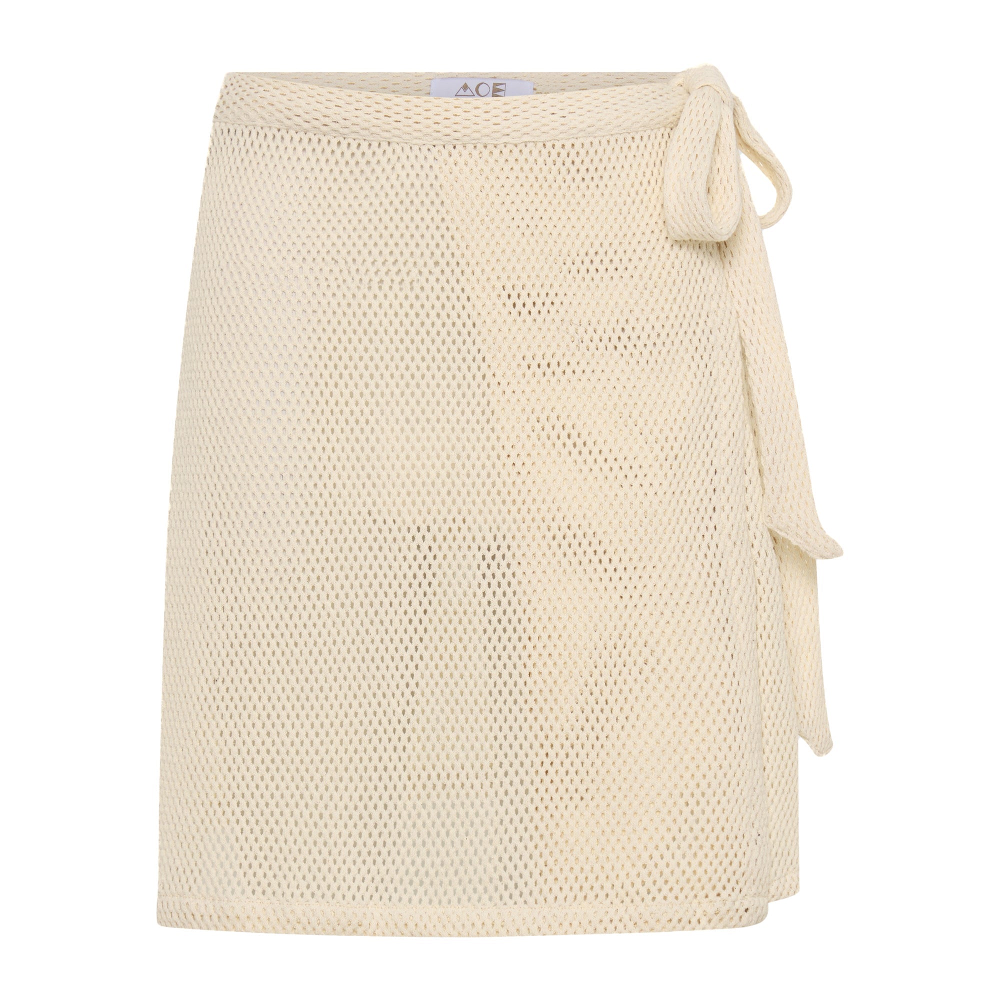Verona Mini Wrap Skirt - Coconut
