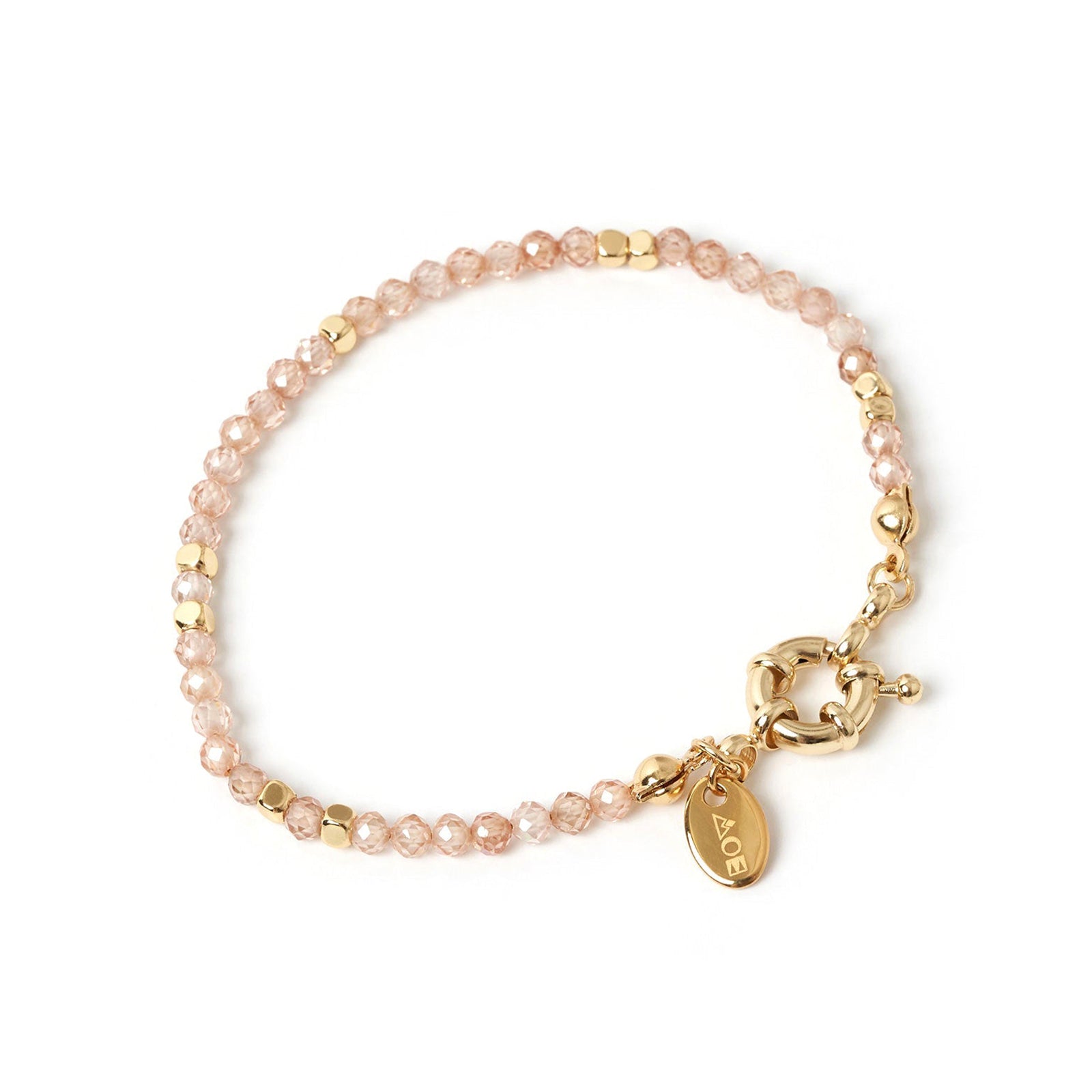 Vienna Gemstone Bracelet - Rose Quartz