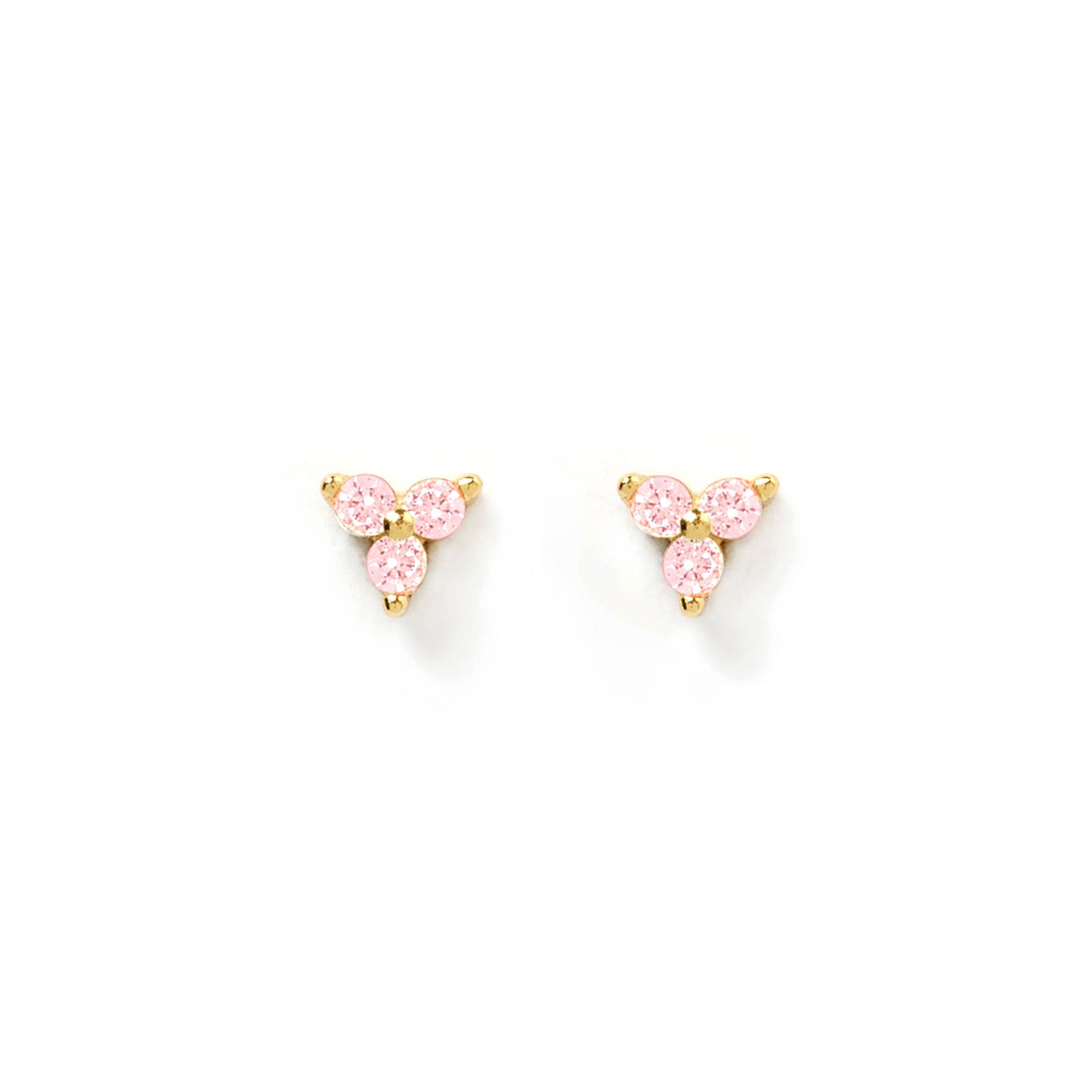 Cassia Stud Earrings - Rose