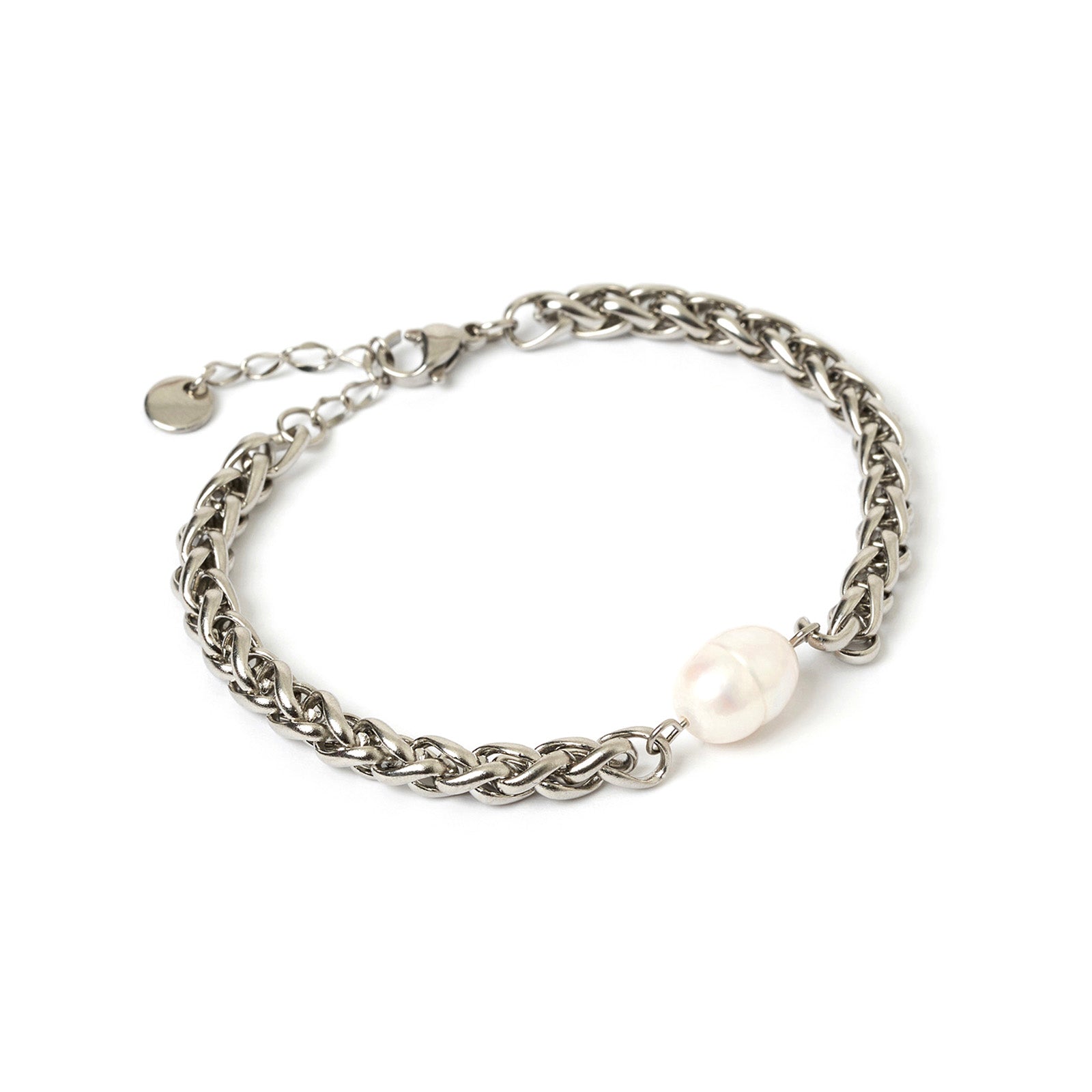 Mia Pearl and Silver Bracelet