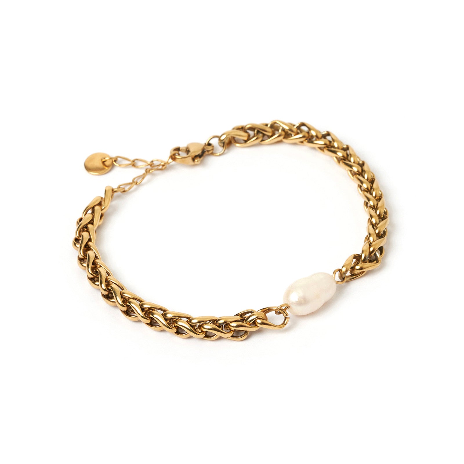 Mia Pearl and Gold Bracelet