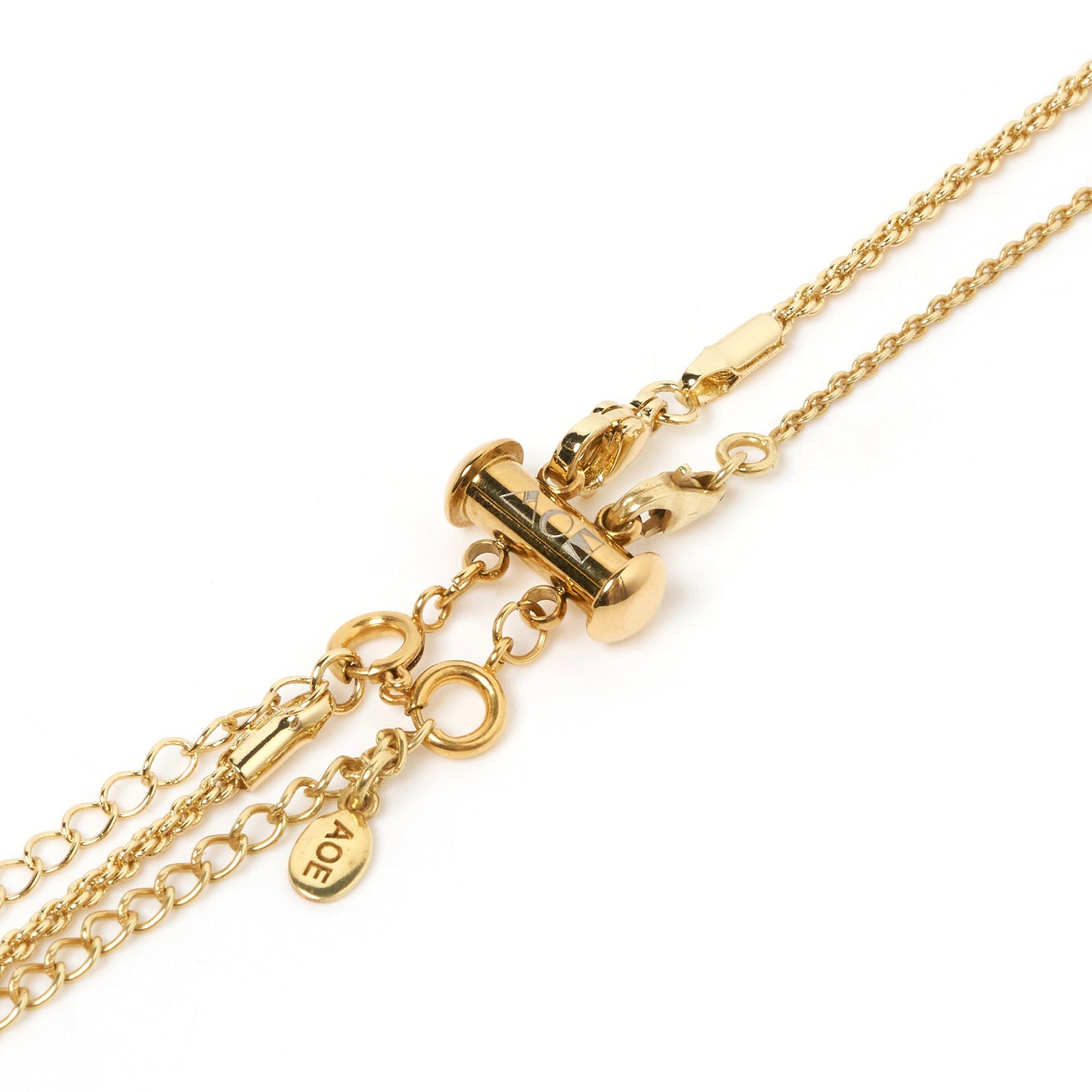 Necklace Stacking Clasp - Gold