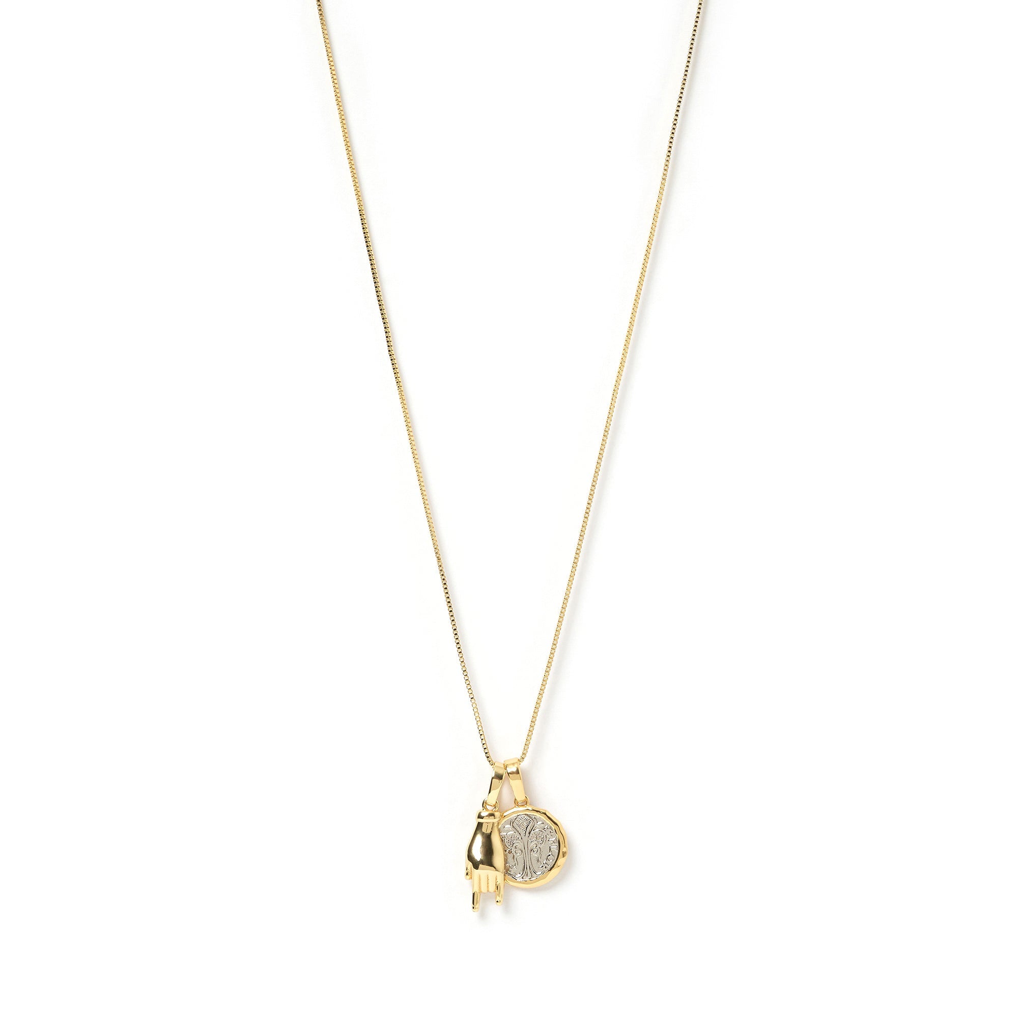 Golden Touch Charm Combo Necklace