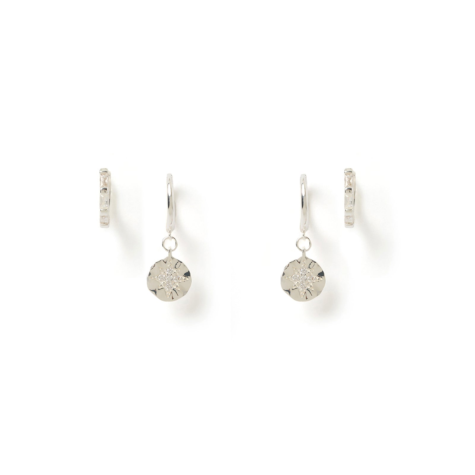 Lila Earring Stack - Silver