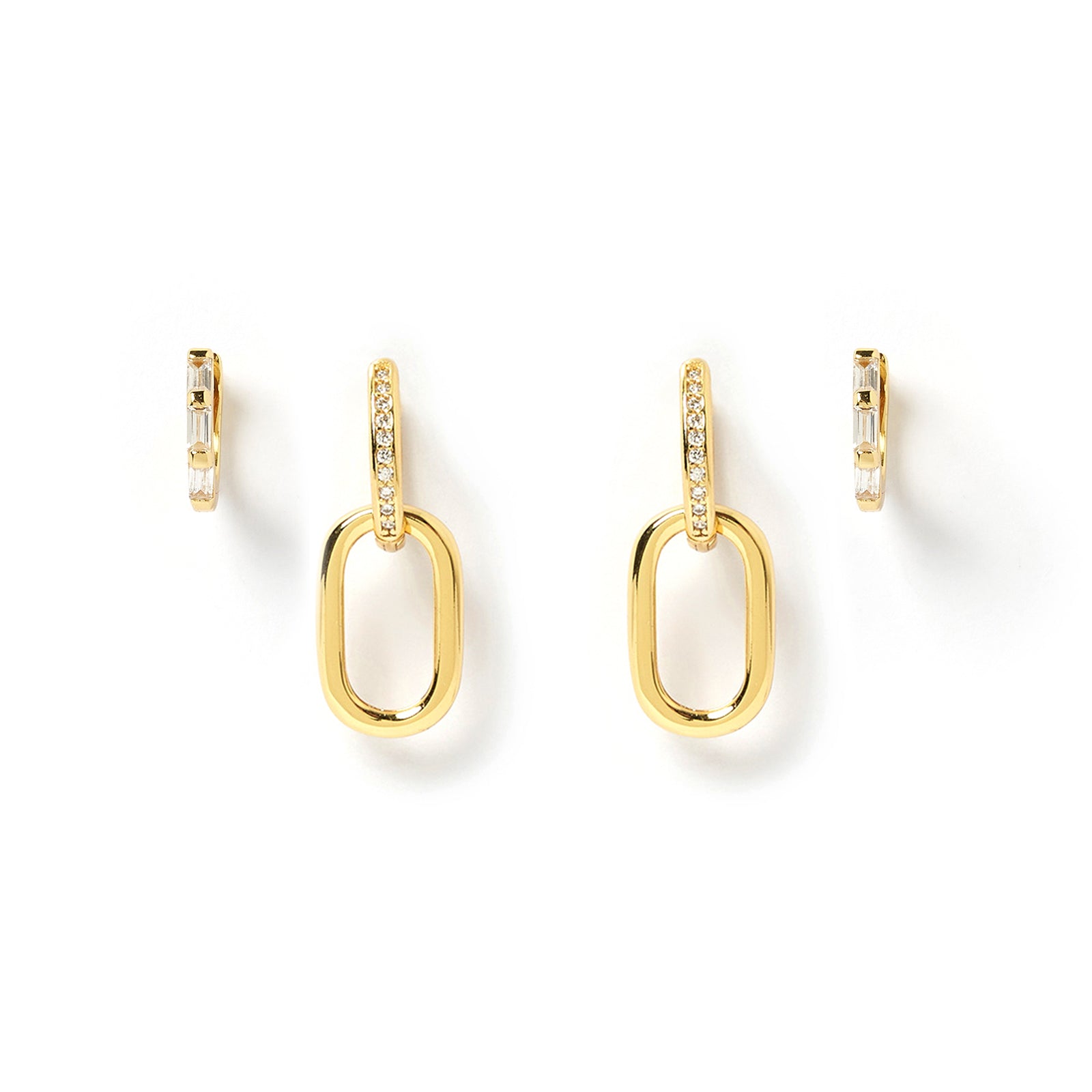Olli Earring Stack - Gold