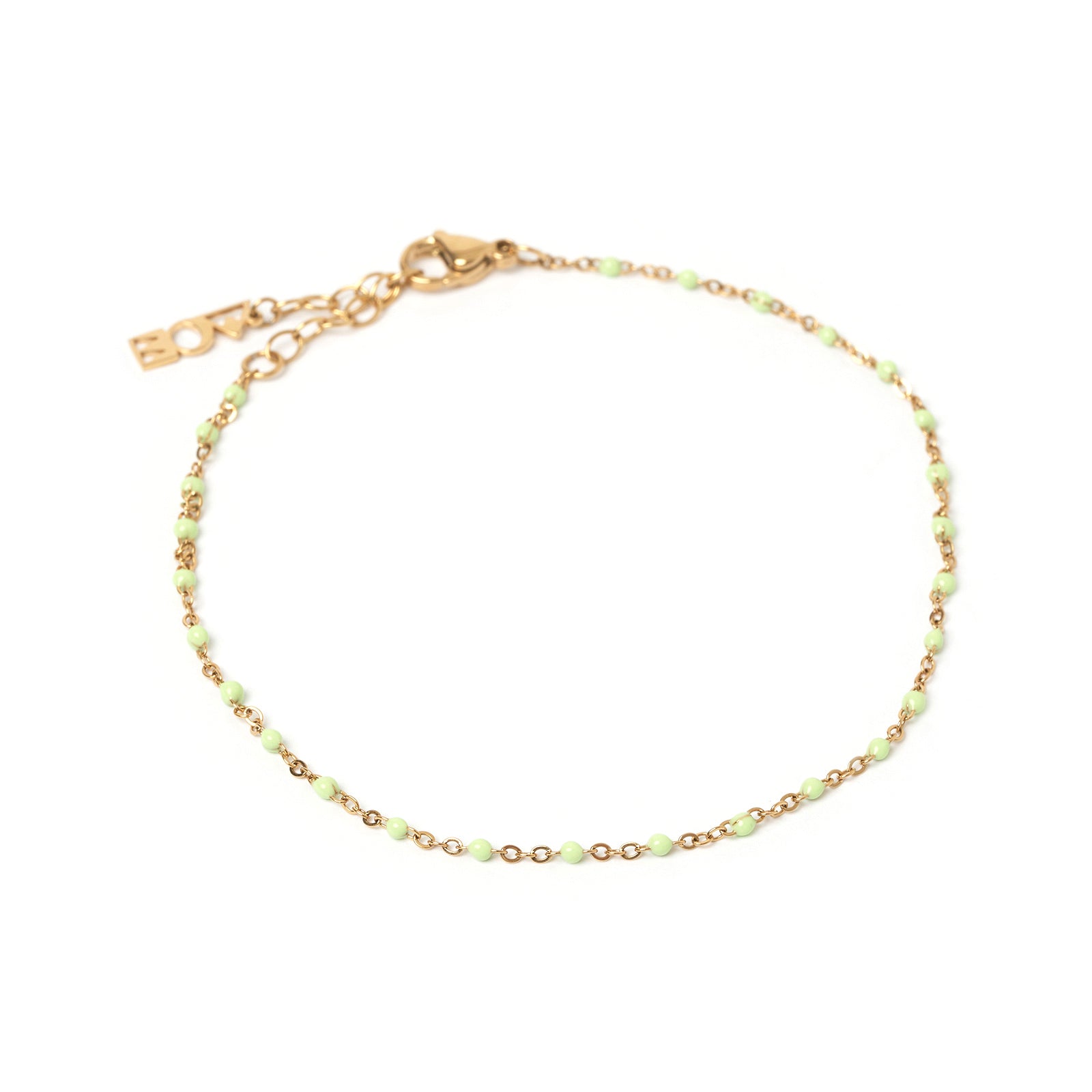 Peggy Gold and Enamel Anklet - Mint
