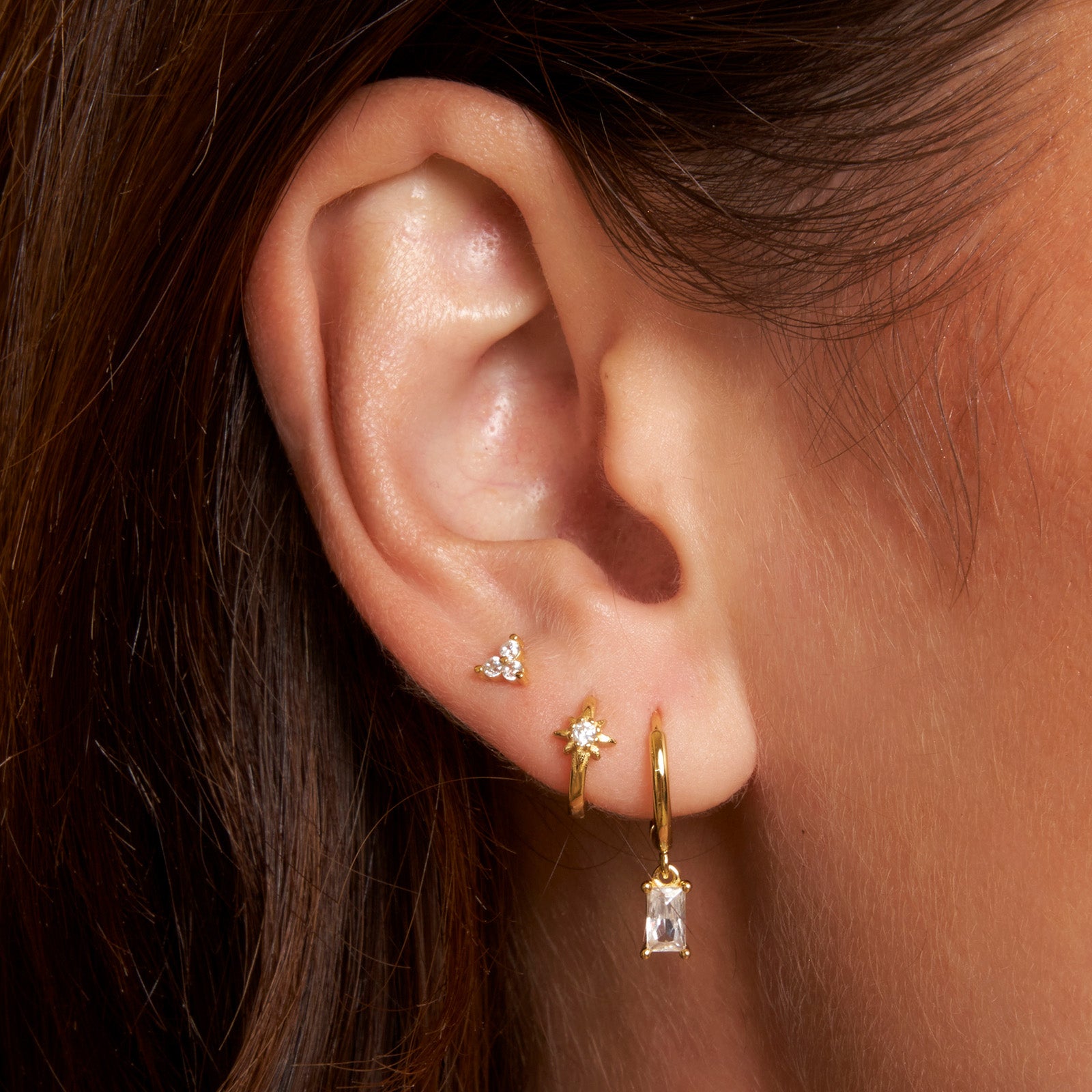 Midnight Single Earring Stack